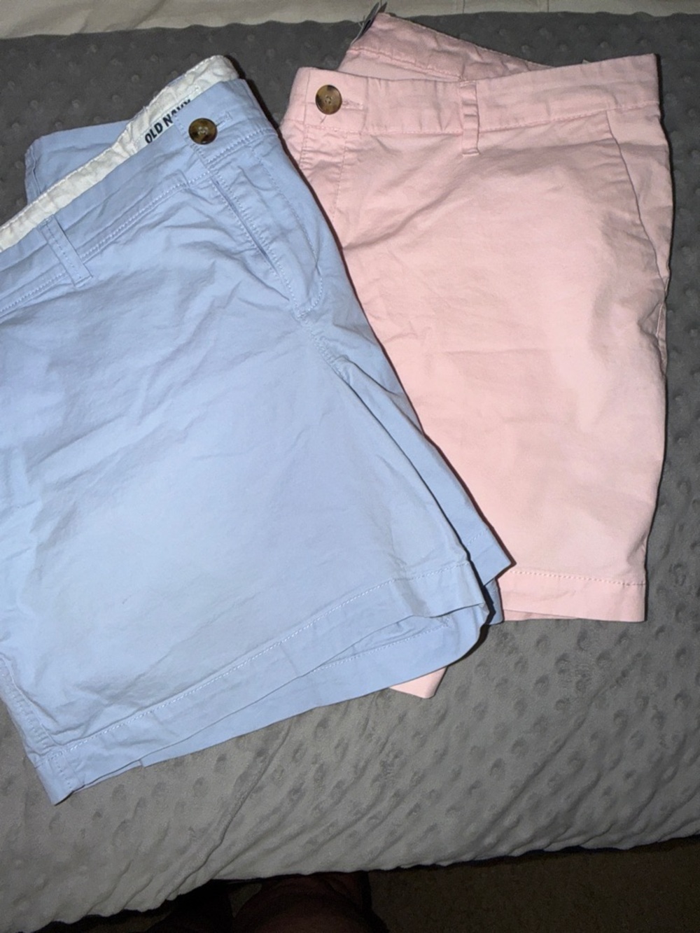 Combo Deal! Old Navy Chino Shorts — Pale Blue & Pale Pink - Picture 8 of 8